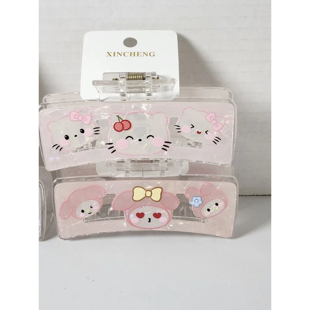 Lot Of 4 Claw Hair Clips